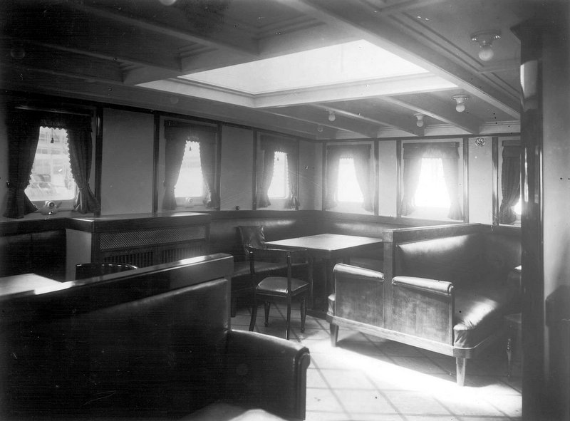 lounge on mv Frederica