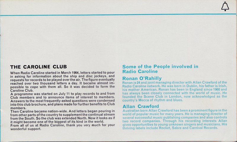 Caroline Club booklet