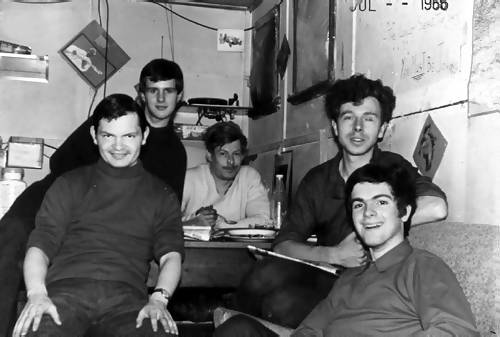 Van Stirling, David Sinclair, Keith Robinson, Dick Dixon, Roger Scott