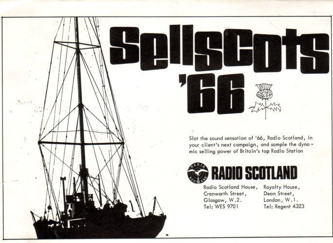 press advert for Radio Scotland