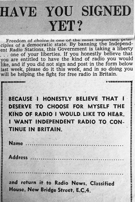 Radio News cutting