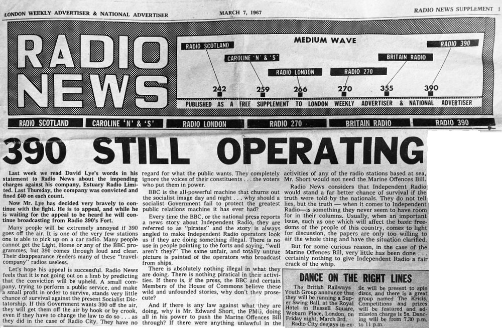 Radio News cutting