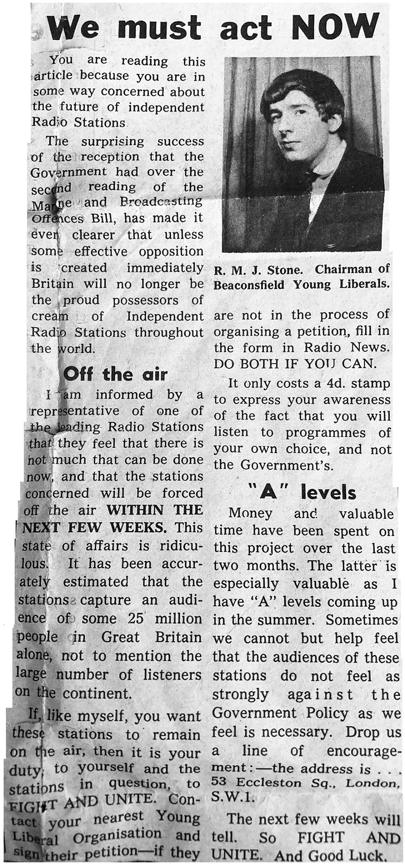 Radio News cutting