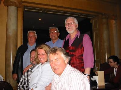 Tom Edwards, Dave Lee Travis, Keith Hampshire, Johnnie Walker, Mark Sloane, Carolyn Bristow