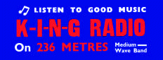 King Radio car sticker