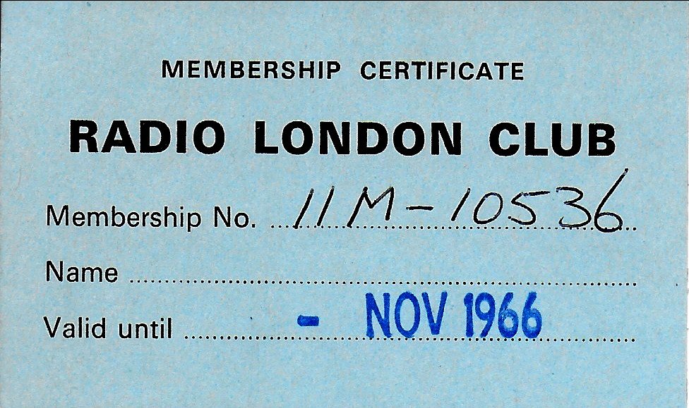 Radio London Club 1966