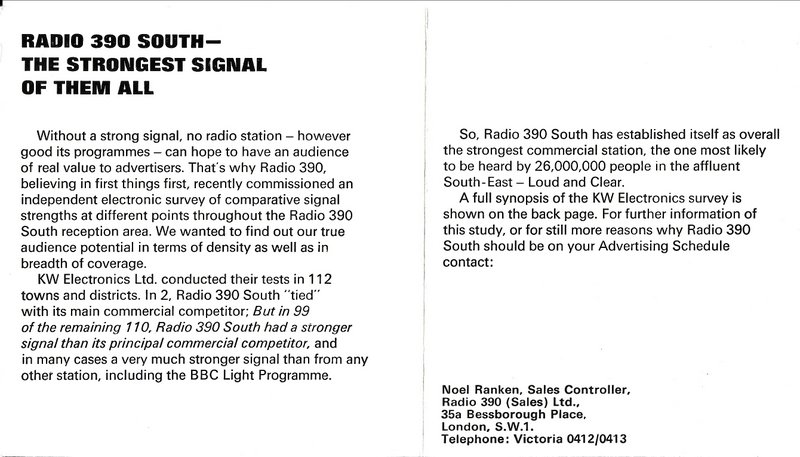 Radio 390's signal strength survey