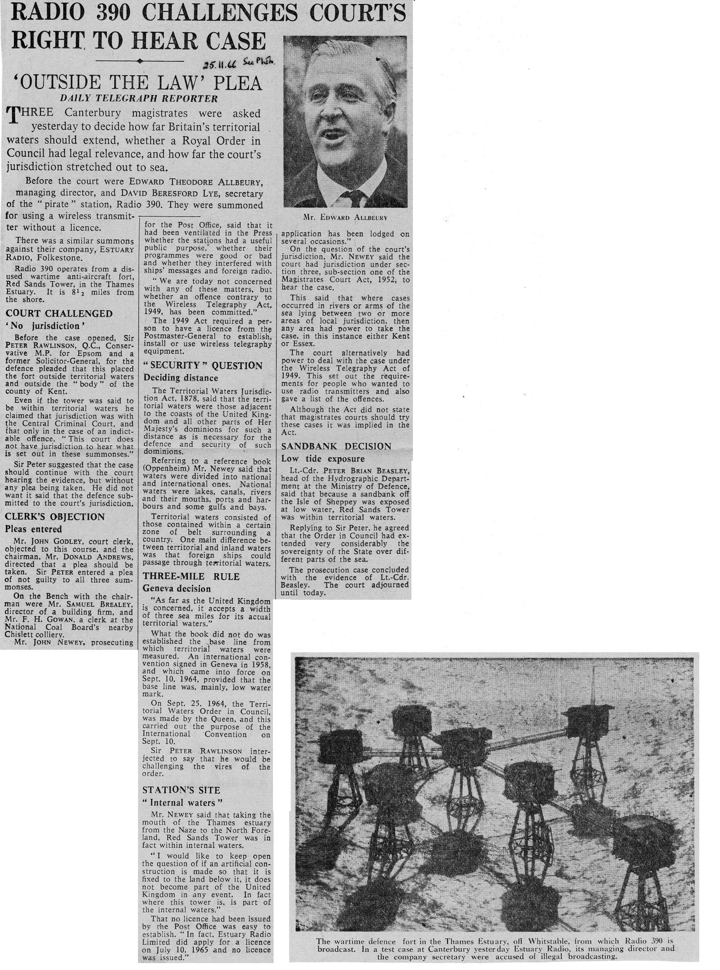 Daily Telegraph cutting