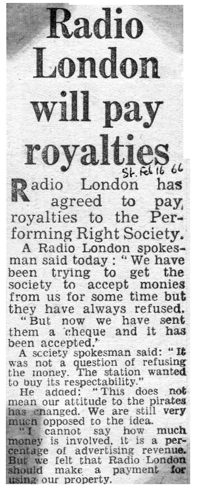 Evening Standard cutting