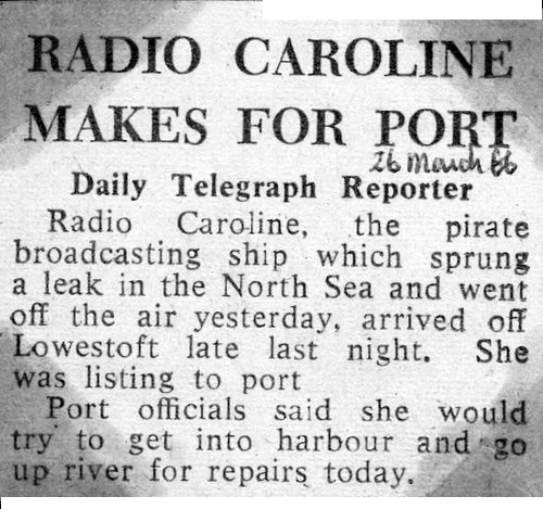 Daily Telegraph cutting