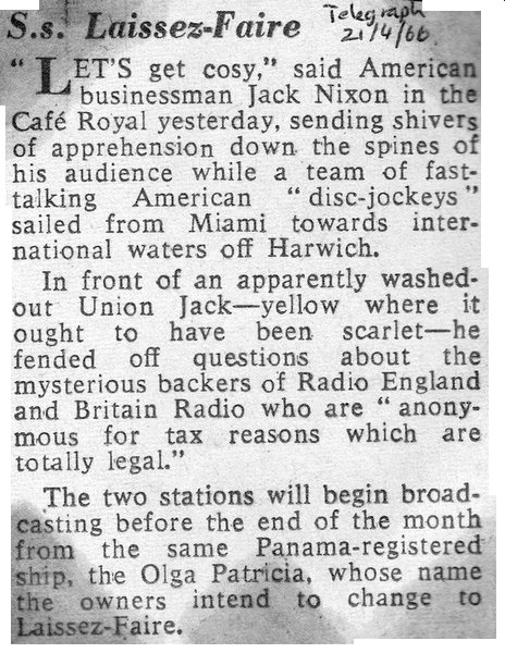 Daily Telegraph cutting