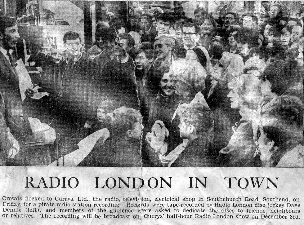 Radio London in town
