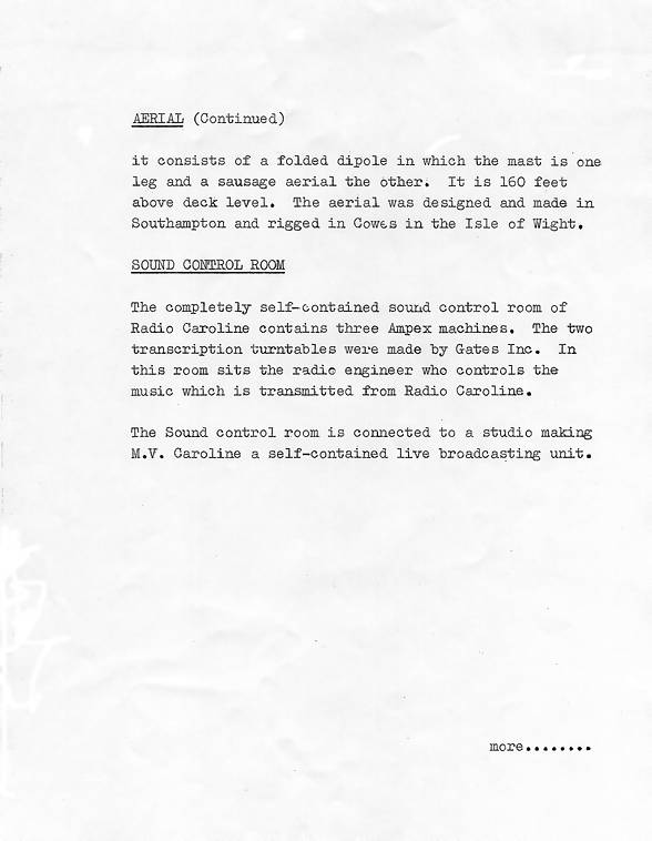 Radio Caroline launch press release, page 8