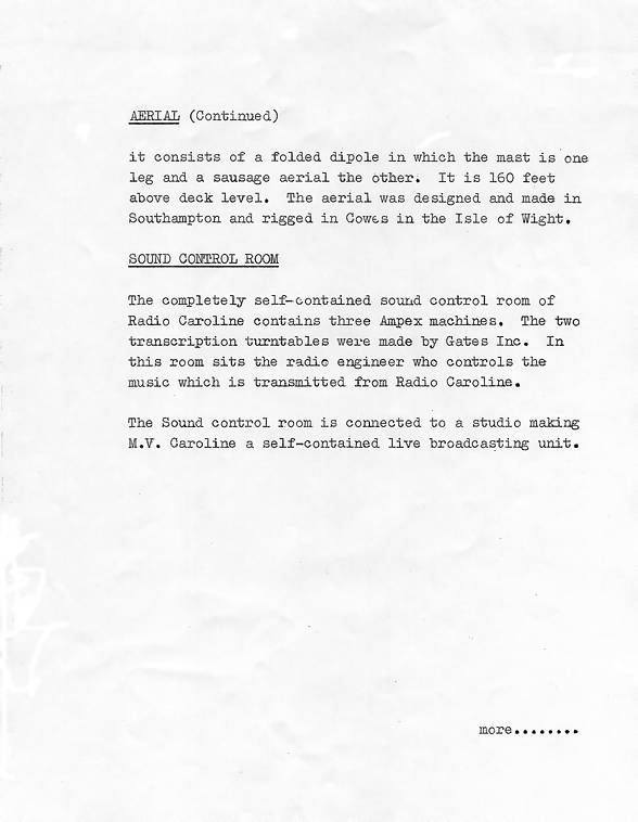 Radio Caroline launch press release, page 8
