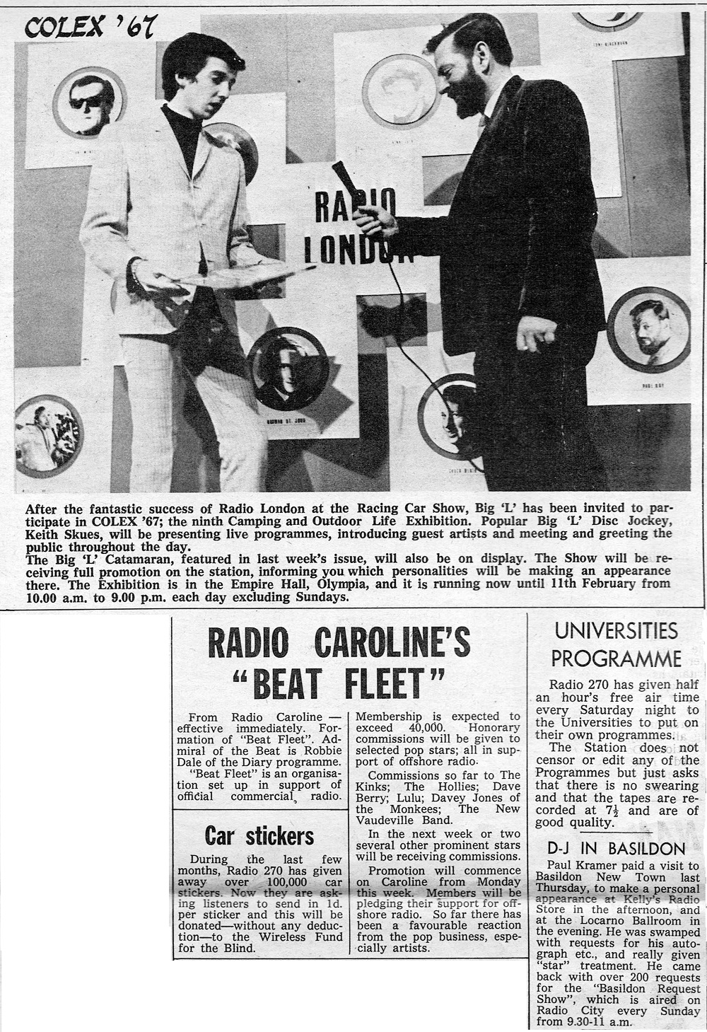 Radio News cutting