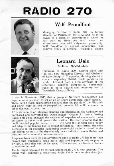 Radio 270 booklet, page 3