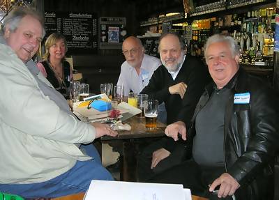 Dave MacKay, Christine and John Aston, Tony Monson, Mark Sloane