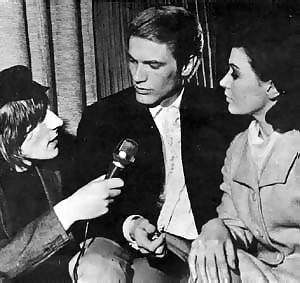 Stuart with Adam Faith and Cathy Spence