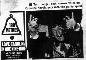 Tom Lodge press cutting