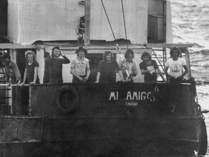 Stern of the Mi Amigo