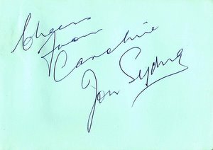 Jon Sydney's autograph