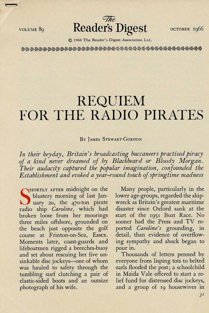 Reader's Digest article page 1