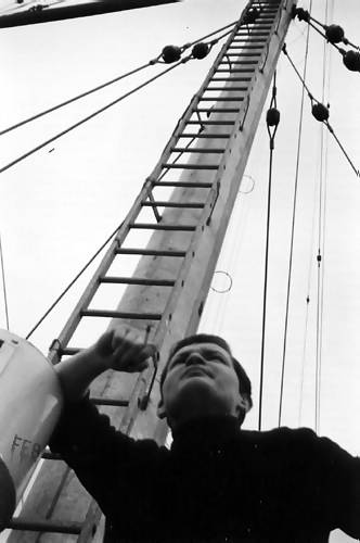 David Sinclair and the Radio 270 mast