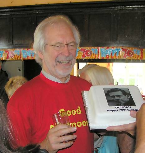 Duncan with birthday cake