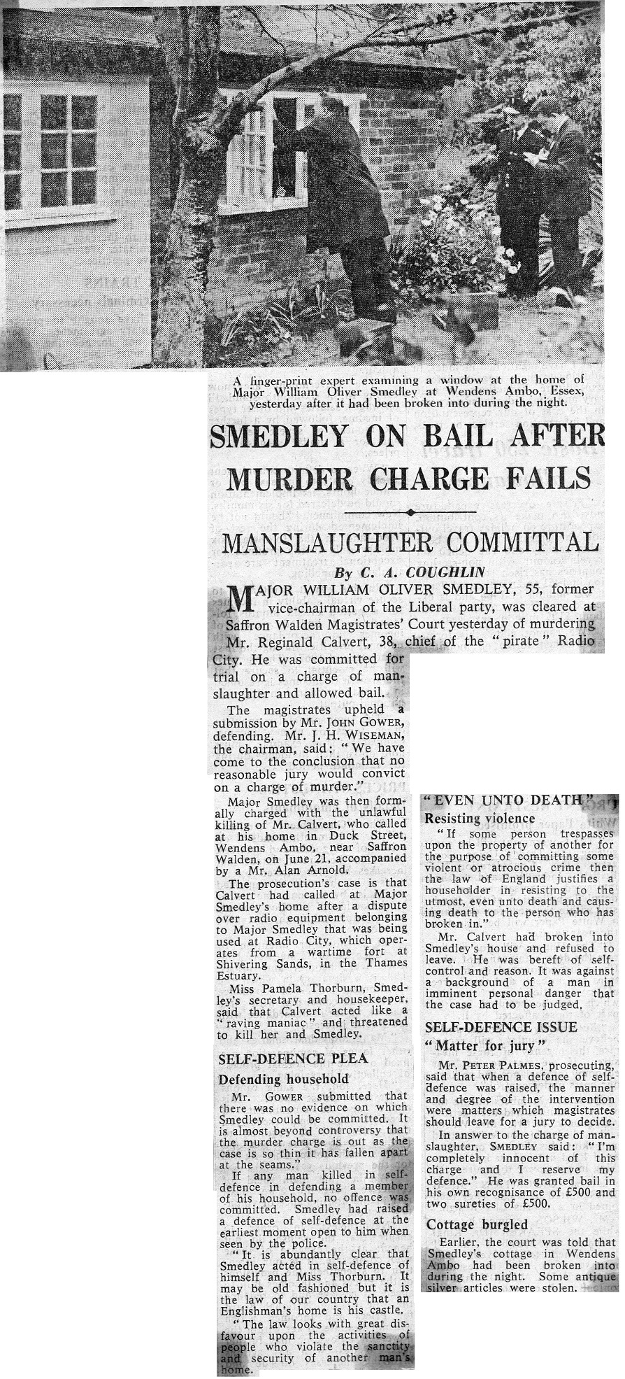 Daily Telegraph cutting