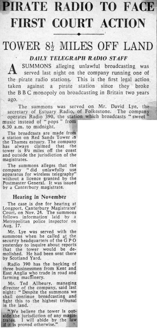 Daily Telegraph cutting