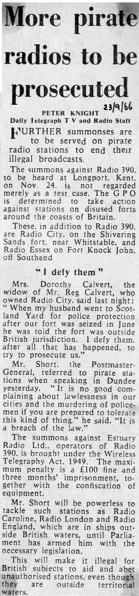 Daily Telegraph cutting