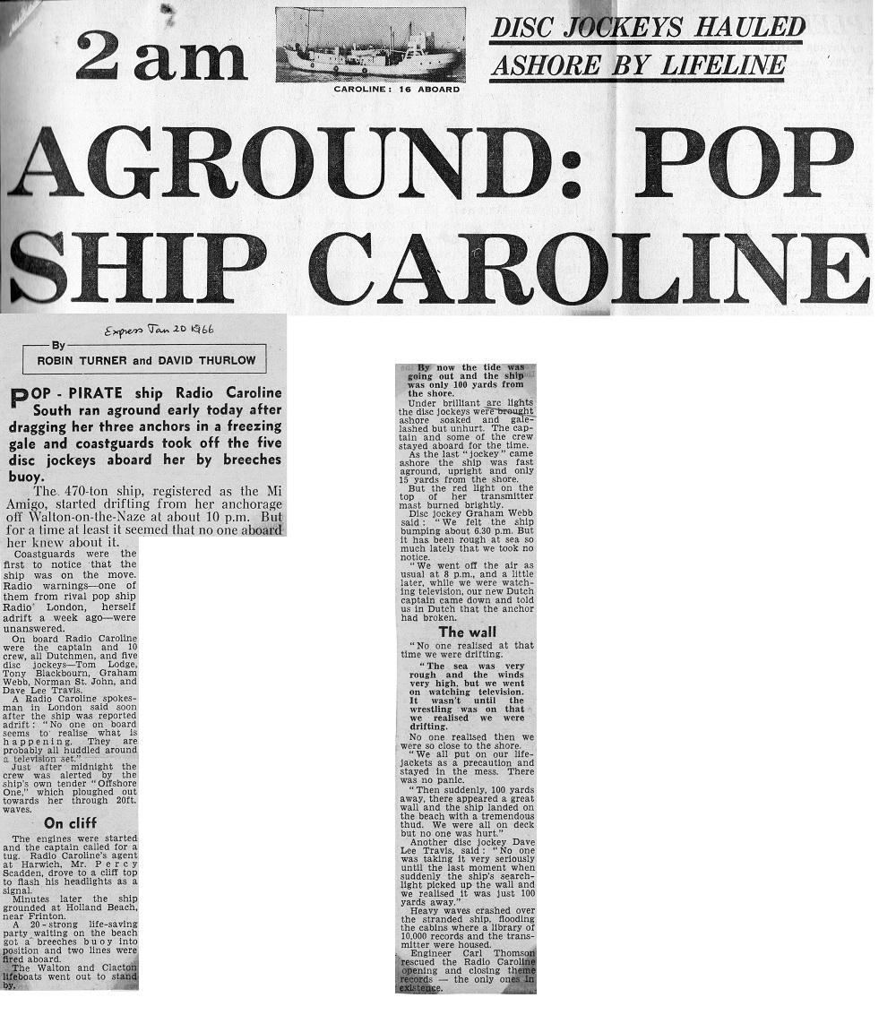 Daily Express cutting
