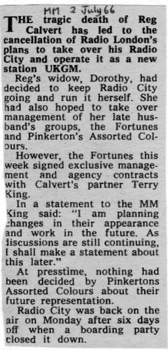 Melody Maker cutting
