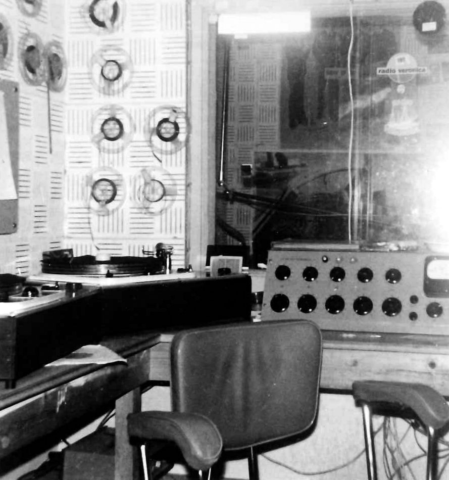 Radio Veronica studio 1968