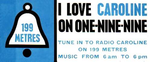 Radio Caroline car sticker