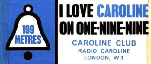 Radio Caroline car sticker