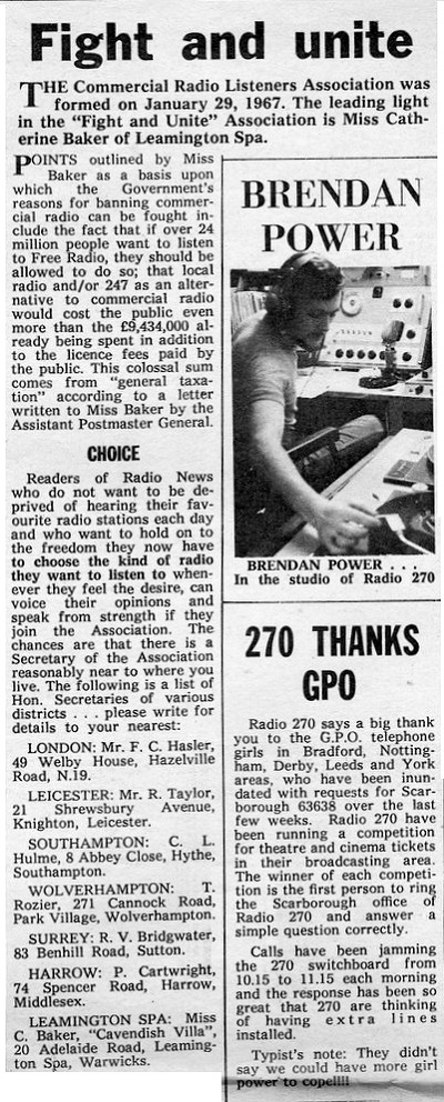 Radio News cutting