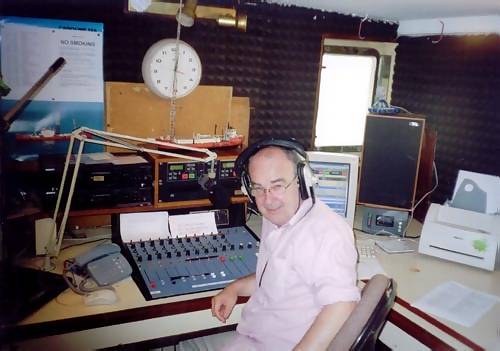 John Patrick on the air